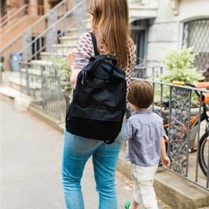 Storq Black Carryall Backpack - Diaper Bag